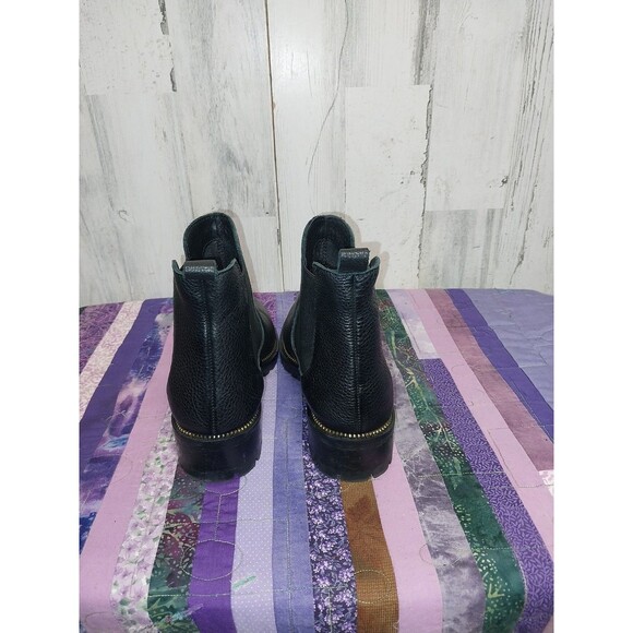 Fabianelli Women's Size 38 Black Leather Ankle Boots Made In Italy - Picture 7 of 11